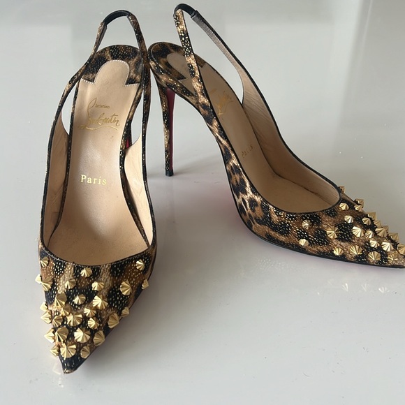 Christian Louboutin Drama Sling Panthere - Picture 7 of 7